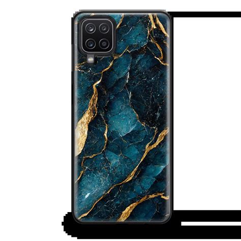 Blue Caves Samsung A12 Case Blue Marble Case