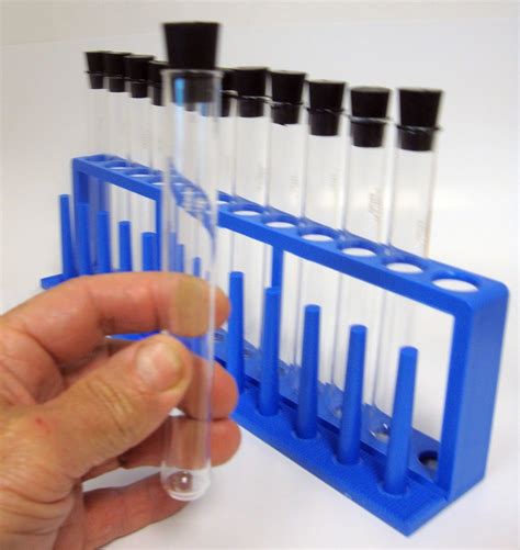 Test Tube Set X Mm With Rack And Stoppers Amazon In