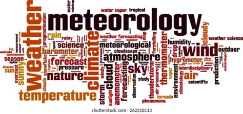 Meteorology Word Cloud Concept Vector Illustration Stock Vector (Royalty Free) 262218113 ...