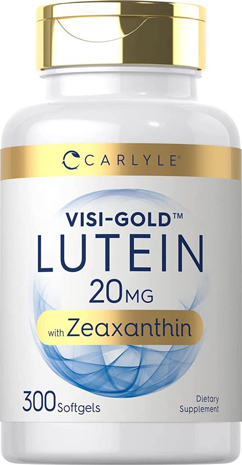 Lutein Mg And Zeaxanthin Softgels Value India Ubuy