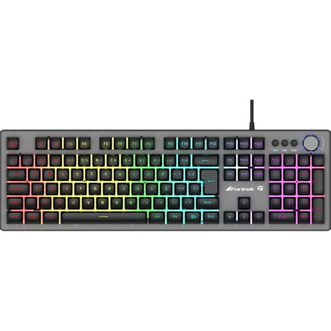 Teclado Gamer Usb Multimidia Crusader Preto Fortrek Cx Un