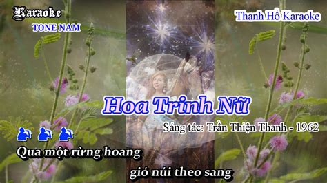 Karaoke Hoa Trinh N Tone Nam Nh C Hay D H T Thanh H Karaoke