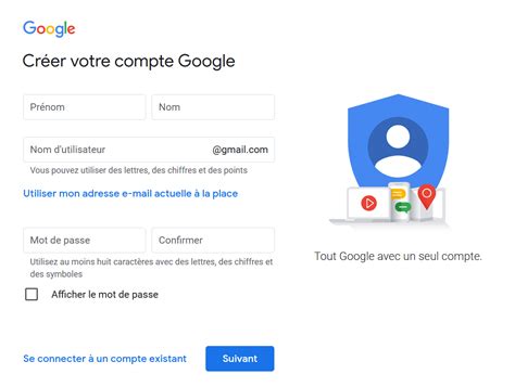 Cr Er Un Compte Google Configuration Ionos