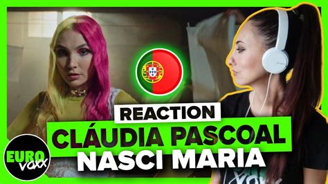 CLÁUDIA PASCOAL NASCI MARIA REACTION FESTIVAL DA CANÇÃO 2023