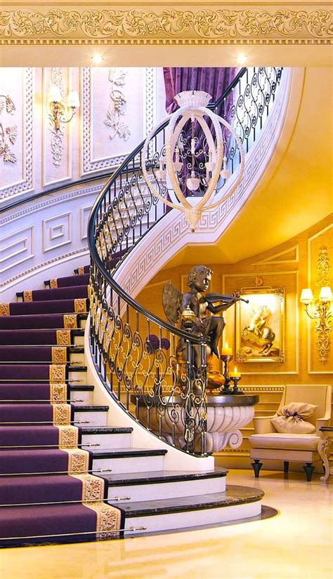 Luxury Mansion | Staircase design, Mansions luxury, Mansion interior