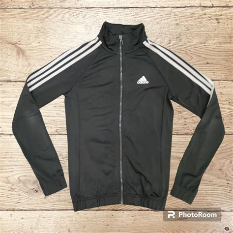 Adidas Tri Stripe Black N White Track Top Kids Babies And Kids