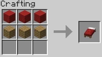 How To Make A Red Bed In Minecraft