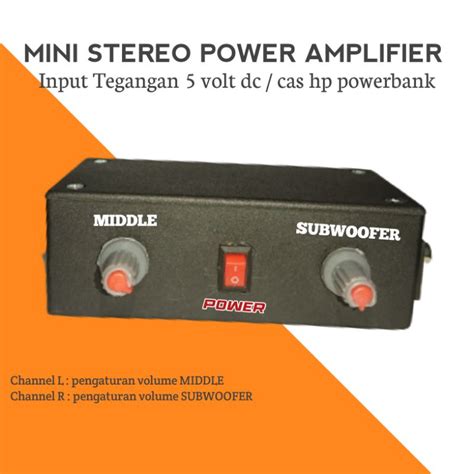 Jual Mini Power Amplifier Stereo Volt Rakitan Pam Watt