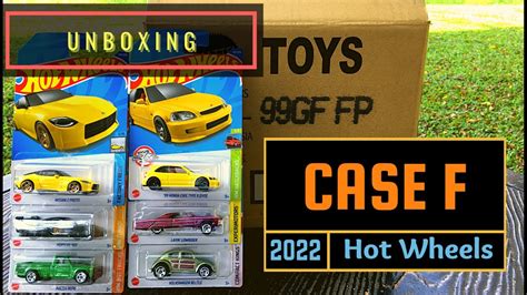 Outdoor Unboxing Hot Wheels 2022 Case F YouTube