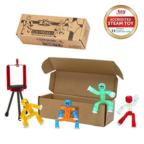 Zing Stikbot Juego De Figuras De Acci N Coleccionables Stikb