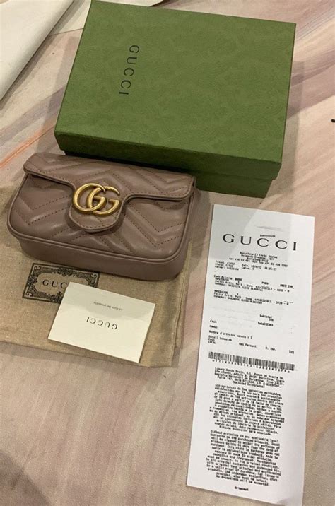 Gucci Marmont Supermini Nude On Carousell