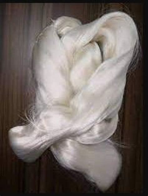 Plain Off White Twisted Dupion Silk Yarn For Knitting At Rs Piece