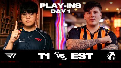 T1 vs EST 매치 하이라이트 플레이 인 Day 1 2024 MSI SOOP VOD