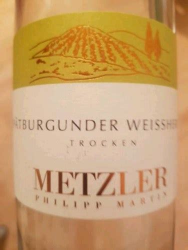 Weingut Metzler Philipp Martin Spätburgunder Weissherbst Trocken