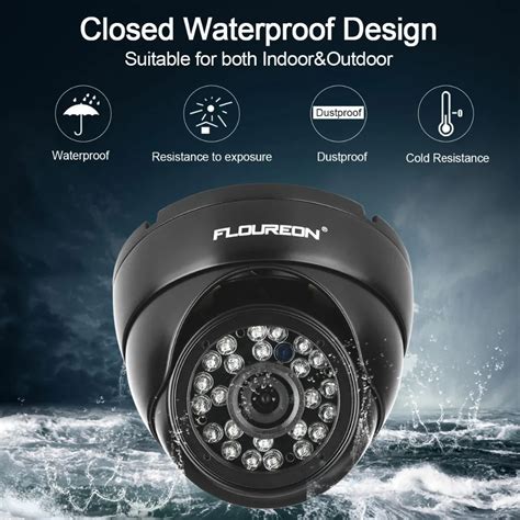 FLOUREON AHD 1080P 2 0MP 3000TVL Camera Vandalproof CCTV DVR Waterproof