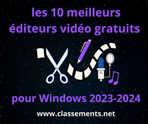 les 10 meilleurs éditeurs vidéo gratuits pour Windows 2023 2024