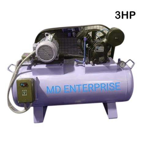 Mild Steel 3HP Two Stage Reciprocating Compressor At Rs 45000 In Surat