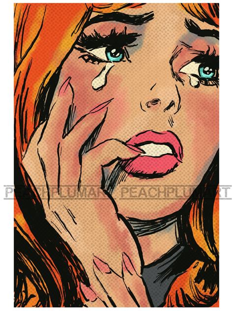 Crying Woman PNG, Vintage Woman Crying Png, Vintage Comics Png, Comics ...