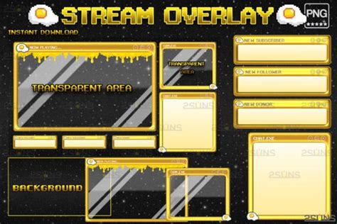 Kawaii Twitch Overlay Package Stream Graphic By 2suns · Creative Fabrica