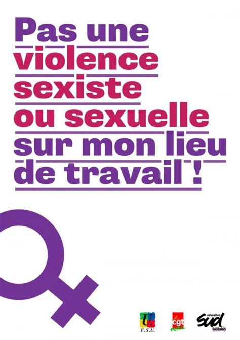 Agir Contre Le Sexisme Au Travail Ministère Du Travail