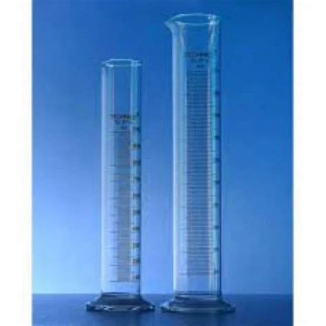 Cylindrical Measuring Cylinder Ml Soda Glass For Laboratory