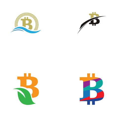 bitcoin logo illustration design template 3487871 Vector Art at Vecteezy