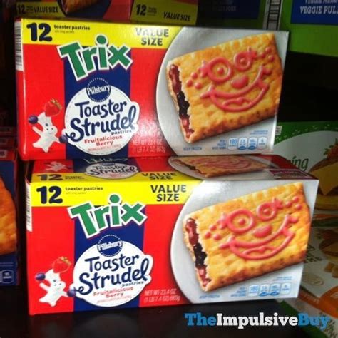 Spotted On Shelves Pillsbury Trix Fruitalicious Berry Toaster Strudel