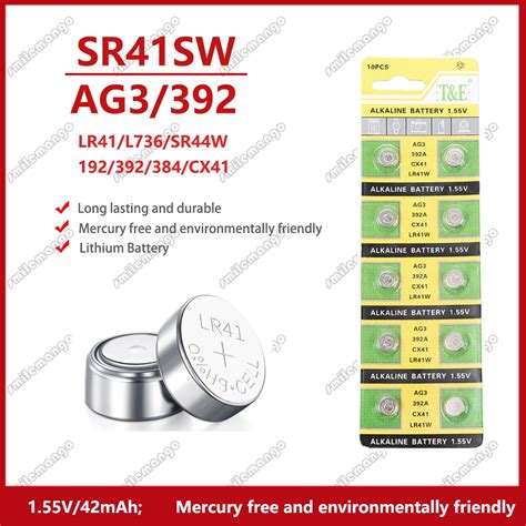 Pcs V Ag Lr Button Batteries Sr Round Cell Coin