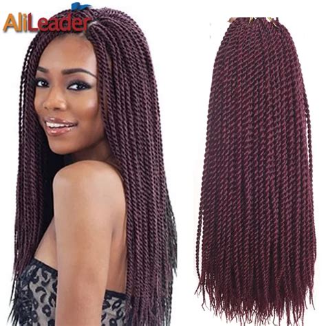 Wholesale 18 Inch Senegalese Twist Braid Crochet Hair Box Braids Micro