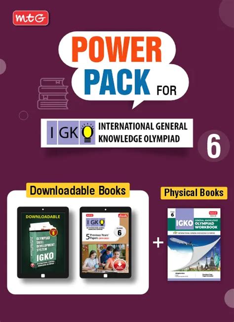 Class 6 Igko Olympiad Power Pack Level 1 Mtg Learning Media