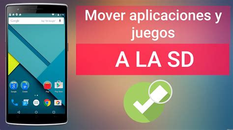 MOVER APLICACIONES A LA TARJETA SD EN ANDROID Root O Sin Root YouTube
