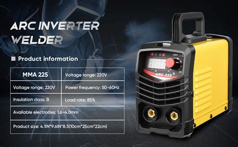 Soldador Inverter Aomdom Profesional 225A MMA Maquina Soldar ARC IGBT