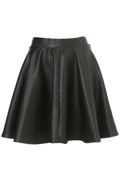 Black Leather Skater Skirt I WANT THIS WHERE DO I GET IT Leather