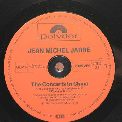 Jean Michel Jarre The Concerts In China 2LP 5380 купить