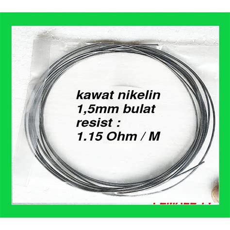 Jual Kawat Nikelin Niklin 15 Mm Jual Per 5 Meter Shopee Indonesia