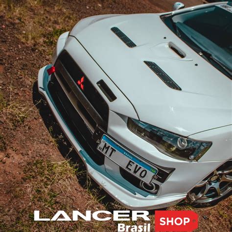 Spoiler Front Lip Frontal Para Parachoque Evo X Lancer Shop