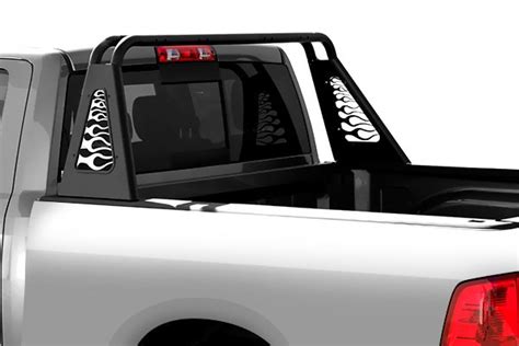 Truck Bed Bars Chrome Polished Stainless Black Powder Coat