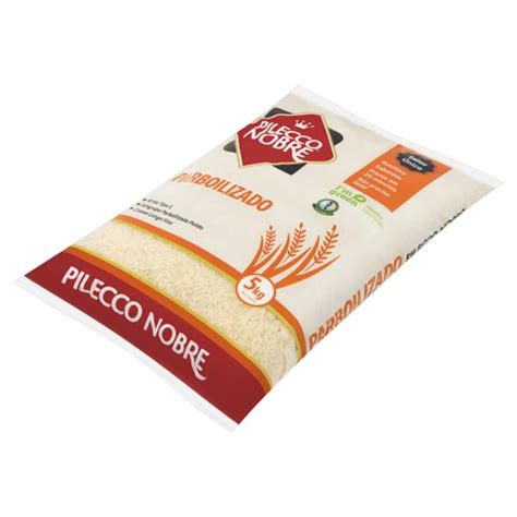 Arroz Parboilizado Tipo 1 Pilecco Nobre Pacote 5kg Super José