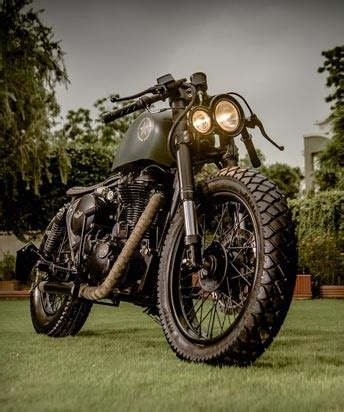 This Custom Built Royal Enfield Classic Signals Is An Automotive Beauty