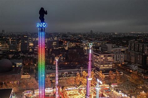 Les superbes images de la fête foraine de Rennes vue du ciel Rennes