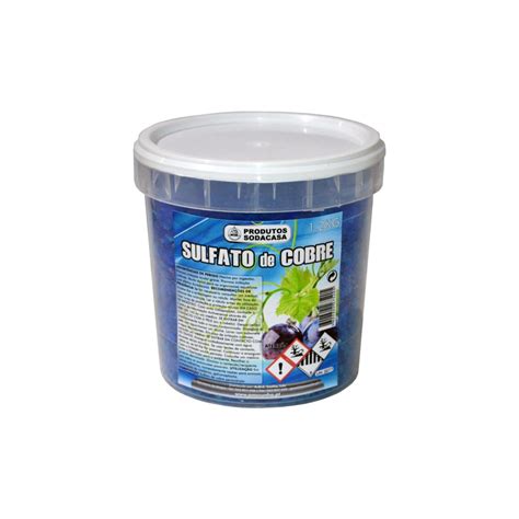 SULFATO COBRE BALDE 1 2 KG