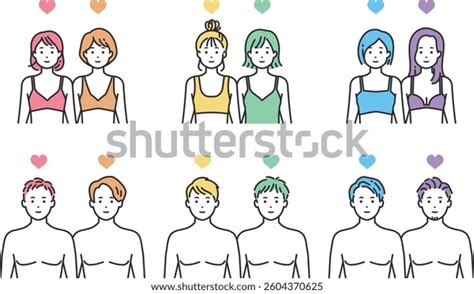 Beautiful Nude Lesbians Stock Vectors And Vector Art Shutterstock