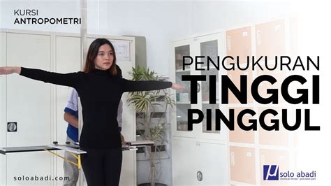 Pengukuran Tinggi Pinggul Hip Height Measurement Menggunakan Kursi