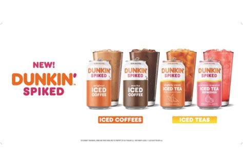 Dunkin Introduces Its Spiked Iced Teas And Coffee To The Rtd Alcoholic Beverage Sector Tea