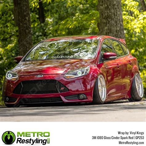 M Gloss Cinder Spark Red Vinyl Wrap Gp Vinyl Wrap Vinyl