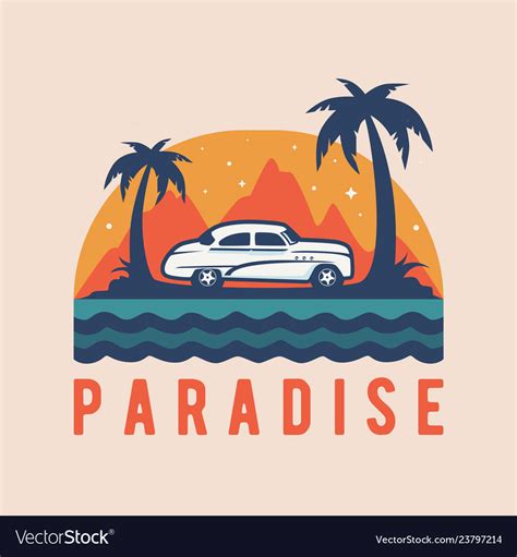 Paradise Royalty Free Vector Image - VectorStock