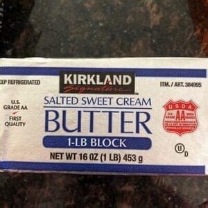 Kirkland Signature Salted Sweet Cream Butter 14 G Nutrition