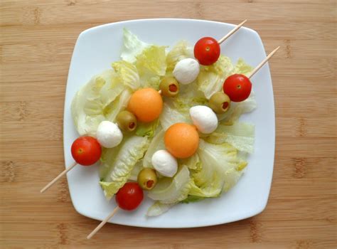 Les Crocs Du Loupinet Salade En Brochettes