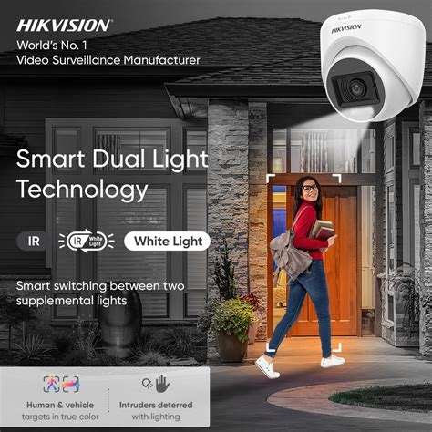 Hikvision Ds Ce D T Exlpf Mp Smart Hybrid Light Bullet Camera In Sri