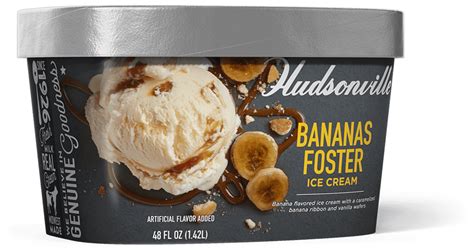 Bananas Foster 48 Oz Hudsonville Ice Cream